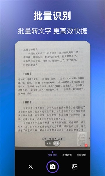 文字提取