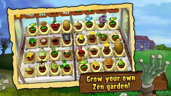 绿色植物大战僵尸plants vs zombies free)