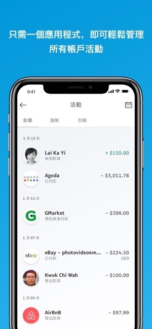 paypal贝宝 x 银联国际